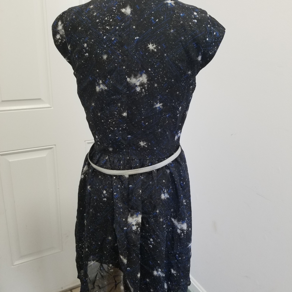 Star Wars Tie Fighter Galaxy Dress Sz.M - Picture 2 of 5